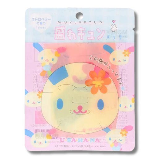 Sanrio Usahana Morekyun Face Pack [1pc]