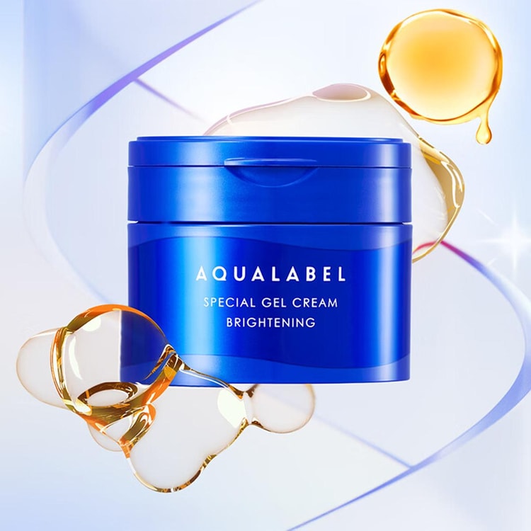 Aqualabel New 5-In-1 Whitening Cream Blue Can 90G