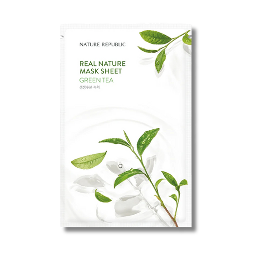 Real Nature Face Mask 1pc [Green Tea]
