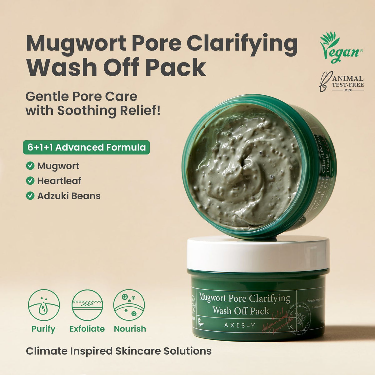 Mugwort Pore Clarifying Wash Off Pack 100mL