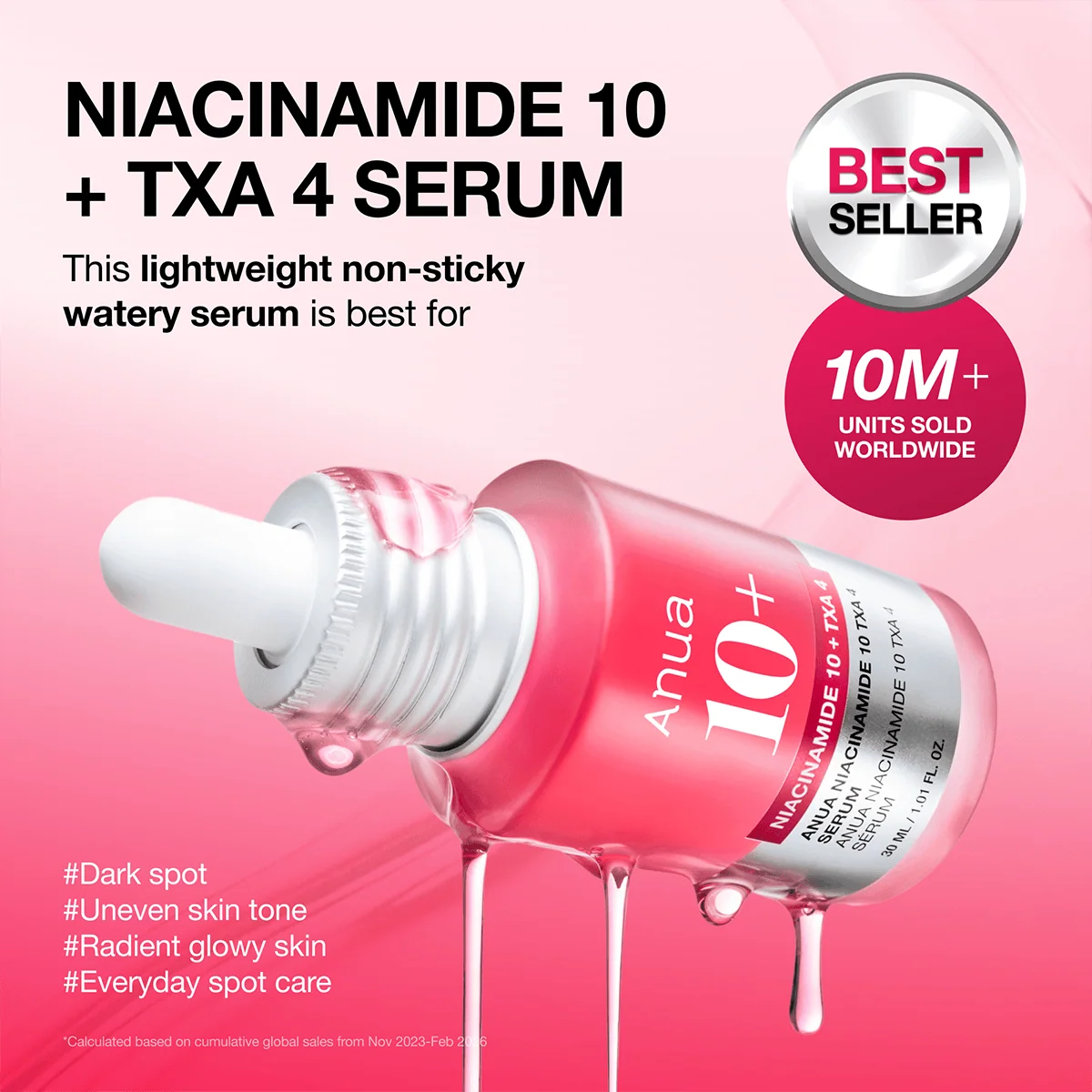 ANUA NIACINAMIDE10% + TXA 4% SERUM 30mL
