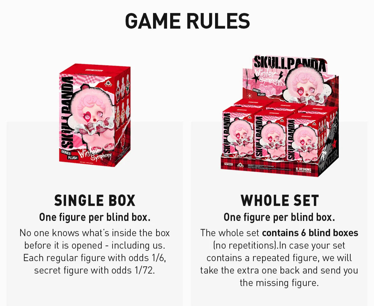 POP MART SKULLPANDA Winter Symphony Series