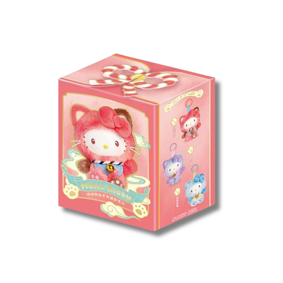 Meow Blessing Series Plush Relaxing Toy Mini Hello Kitty