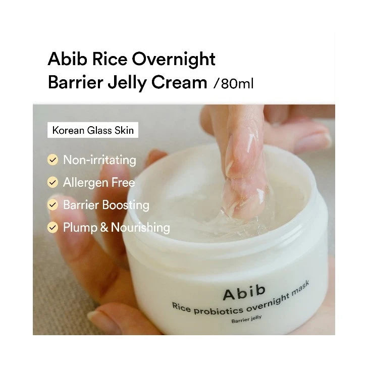 Abib RICE PROBIOTICS OVERNIGHT MASK BARRIER JELLY 80ml