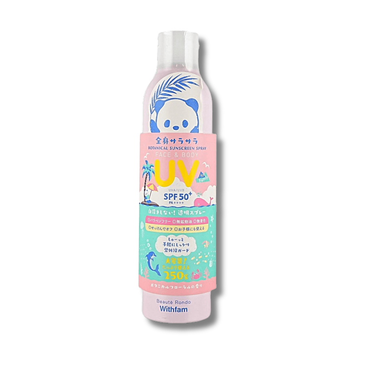 Beauté Rondo Withfam Moisturizing UV Spray SPF50+/PA++++ Floral Scent 250g