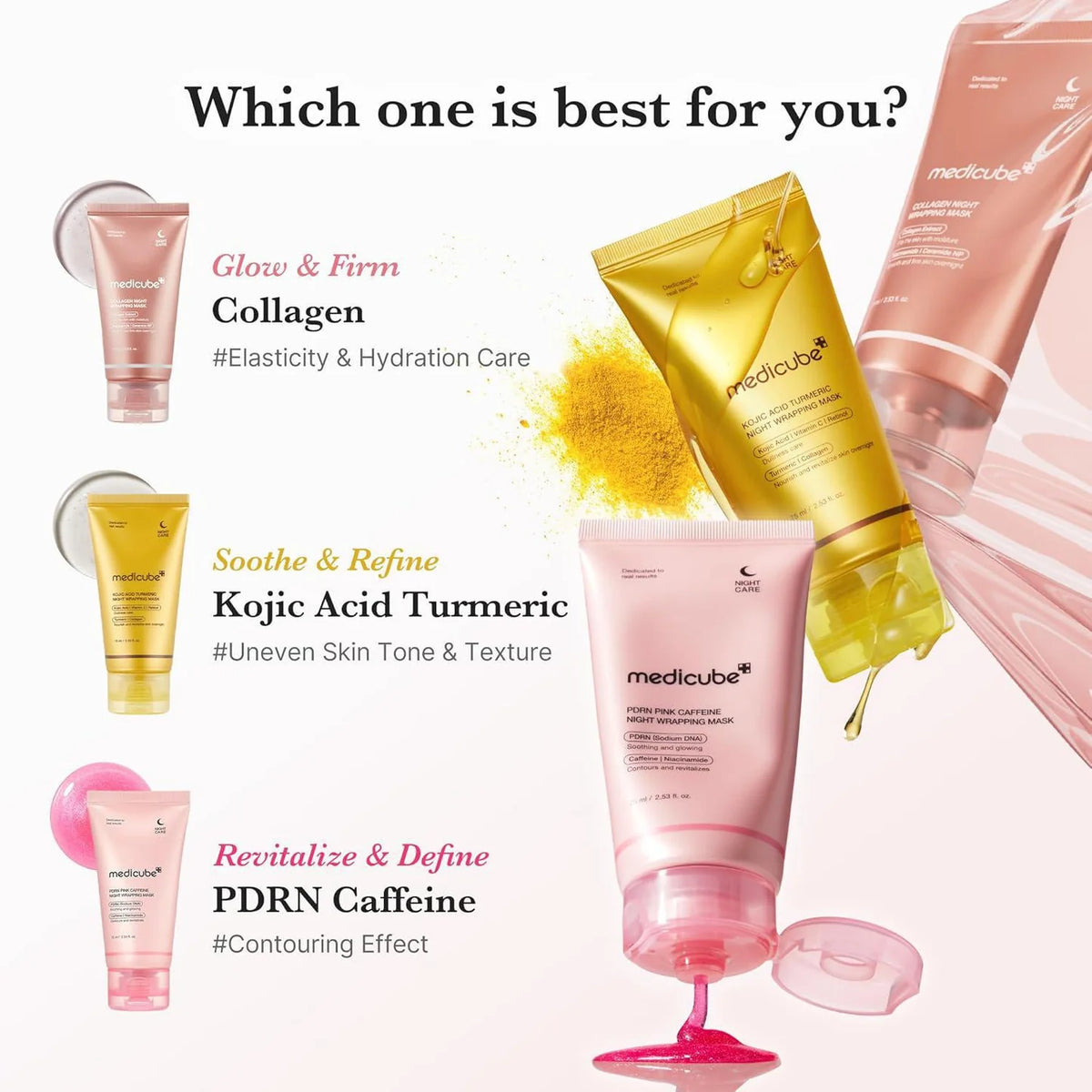 PDRN Pink Caffeine Night Wrapping Mask 75mL