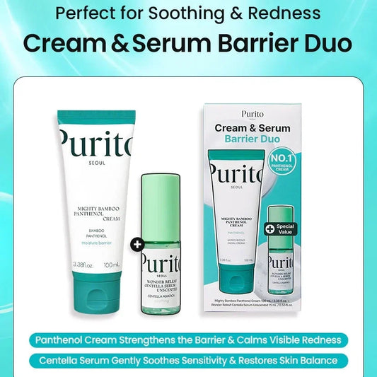Purito Seoul Bamboo Panthenol Cream Set