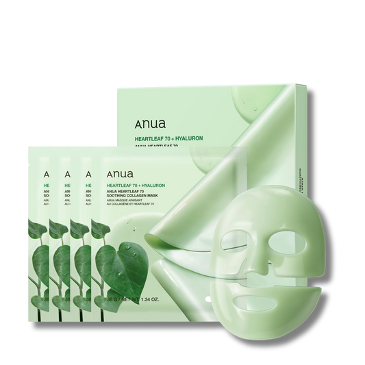 Heartleaf 70 Soothing Collagen Mask Box