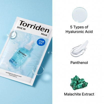 DIVE-IN Low Molecular Hyaluronic Acid Sheet Mask [1pc]