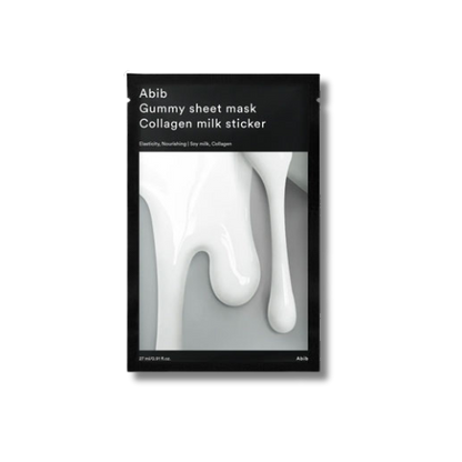 Gummy Sheet Mask Collagen Milk Sticker