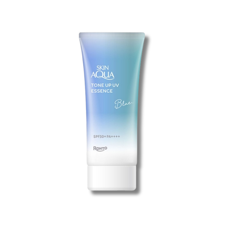 Rohto Skin Aqua Tone Up Uv Essence Blue Spf50 +2026 80G