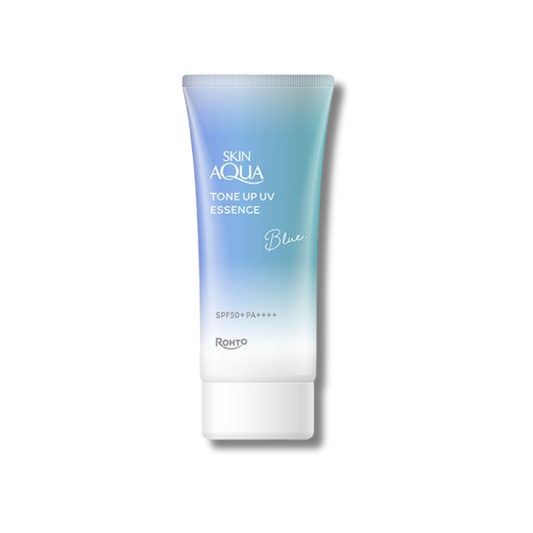 Rohto Skin Aqua Tone Up Uv Essence Blue Spf50 +2026 80G