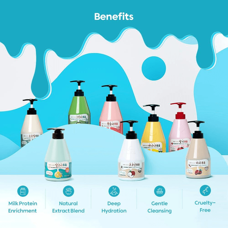 Banana Milk Body Cleanser 560mL