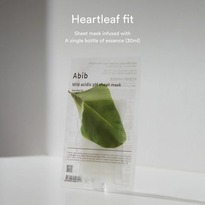 Mild Acidic pH Sheet Mask Heartleaf Fit
