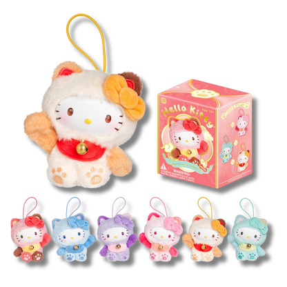 Meow Blessing Series Plush Relaxing Toy Mini Hello Kitty