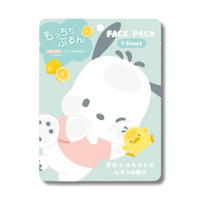 Sanrio Face Pack [Pochacco - Lemon - 1pc]