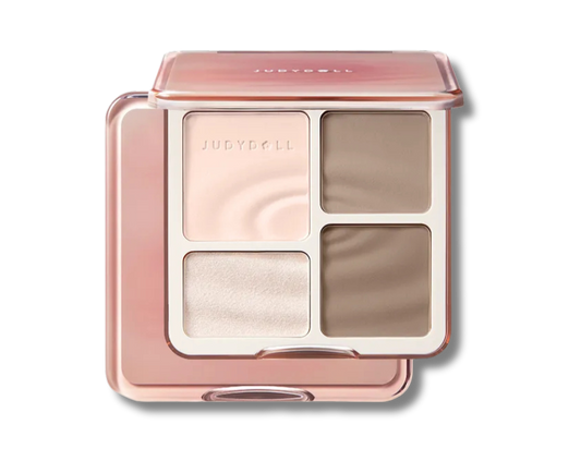 Judydoll - 2 IN 1 Highlighter Contour Palette - 3 Colors [#01 Waves - 9g]