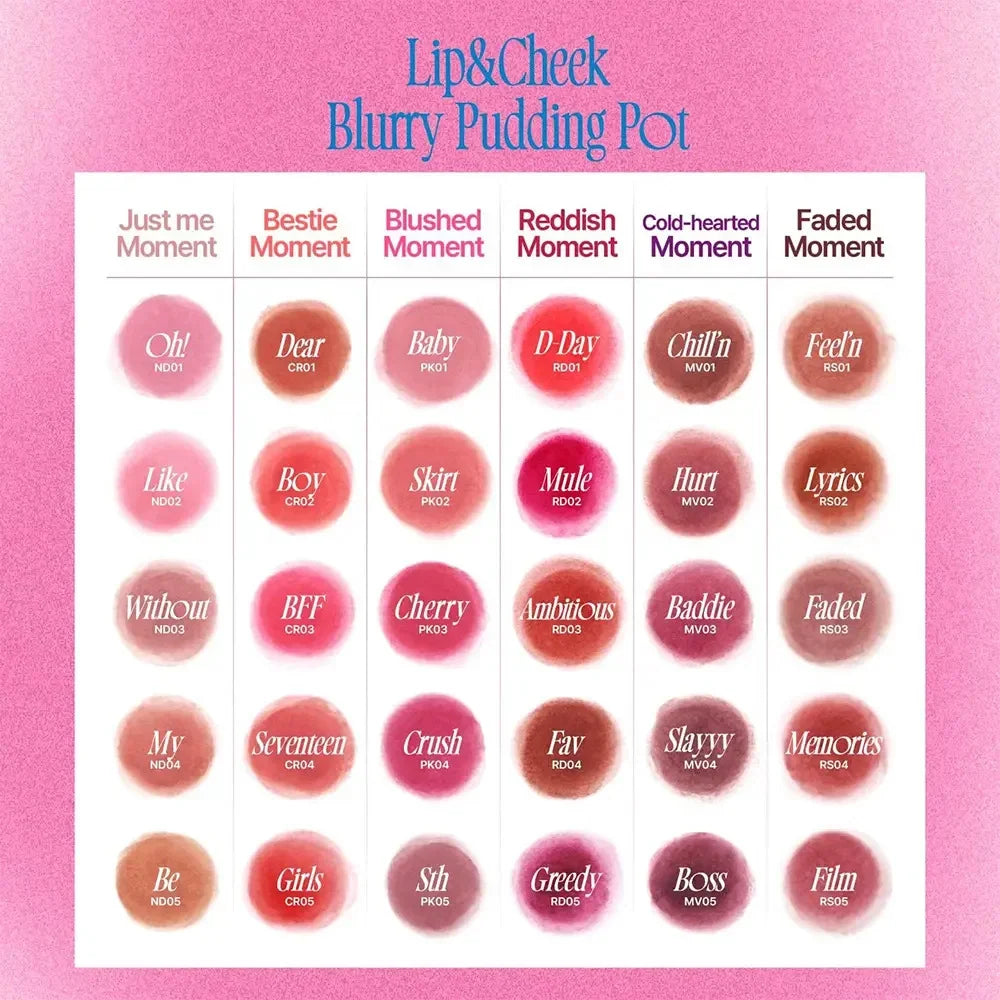 Lip&Cheek Blurry Pudding Pot PK05 Sth 5g
