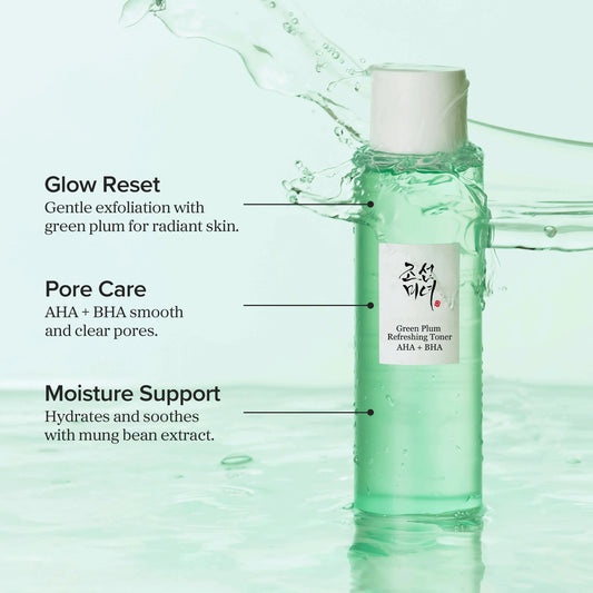 Green plum refreshing toner : AHA + BHA (150mL)