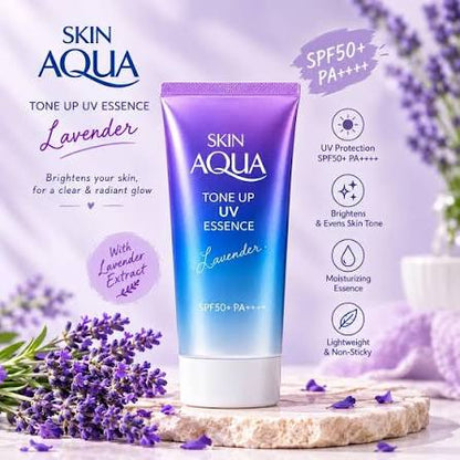Skin Aqua Tone Up UV Essence Lavender SPF 50+ [70g]