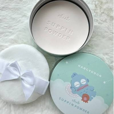 Club Suppin Powder C SANRIO Hangyodon Collaboration (White Floral Bouquet) (Limited)