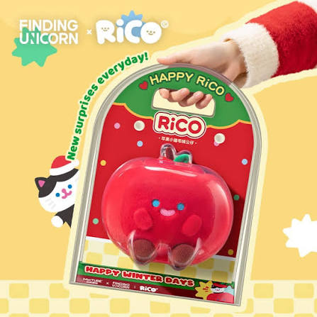 RiCO Apple Kitten Plush Doll