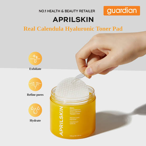 Real Calendula Hyaluronic Toner Pad (60pcs)