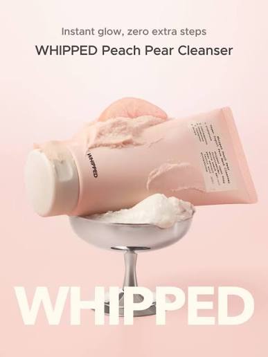 WHIPPED - Peach Pear Vegan Yogurt Face Mask Cleanser