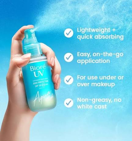 Kao Biore Uv Spf50+ Pa++++ Extremely Watery Sunscreen Spray60Ml