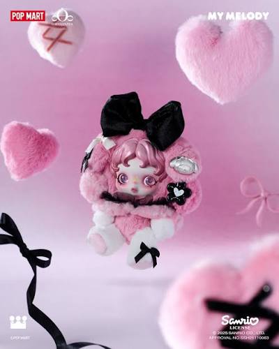 Pop Mart Skullpanda × My Melody Plush