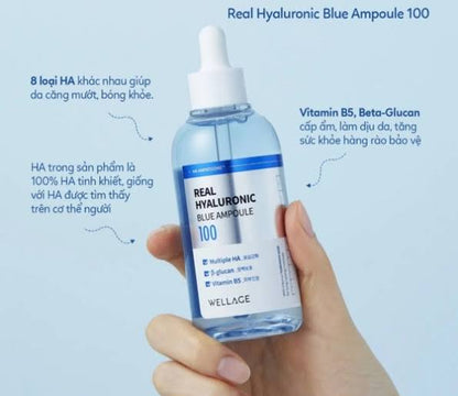 Real Hyaluronic Blue 100 Ampoule, 60ml