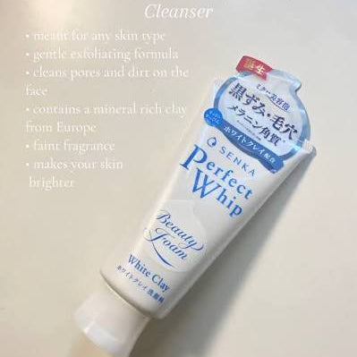 Senka Fine Today Senka Perfect Whip White Clay