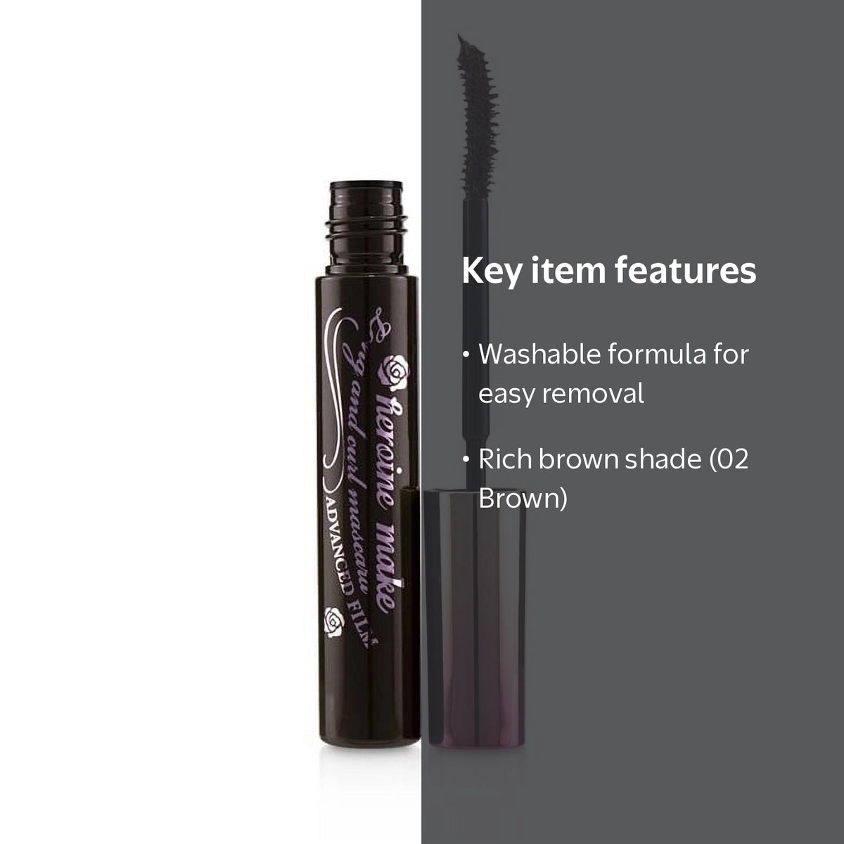 KissMe Heroine Make Volume & Curl Mascara Advanced Film #02