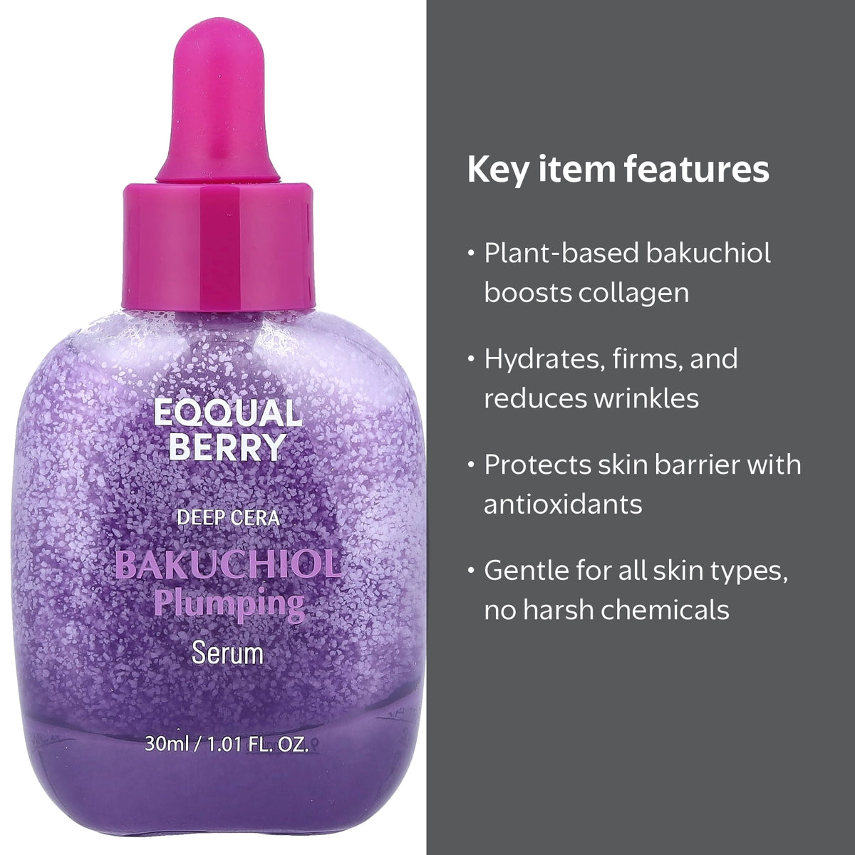 Bakuchiol Plumping Serum, 30ml