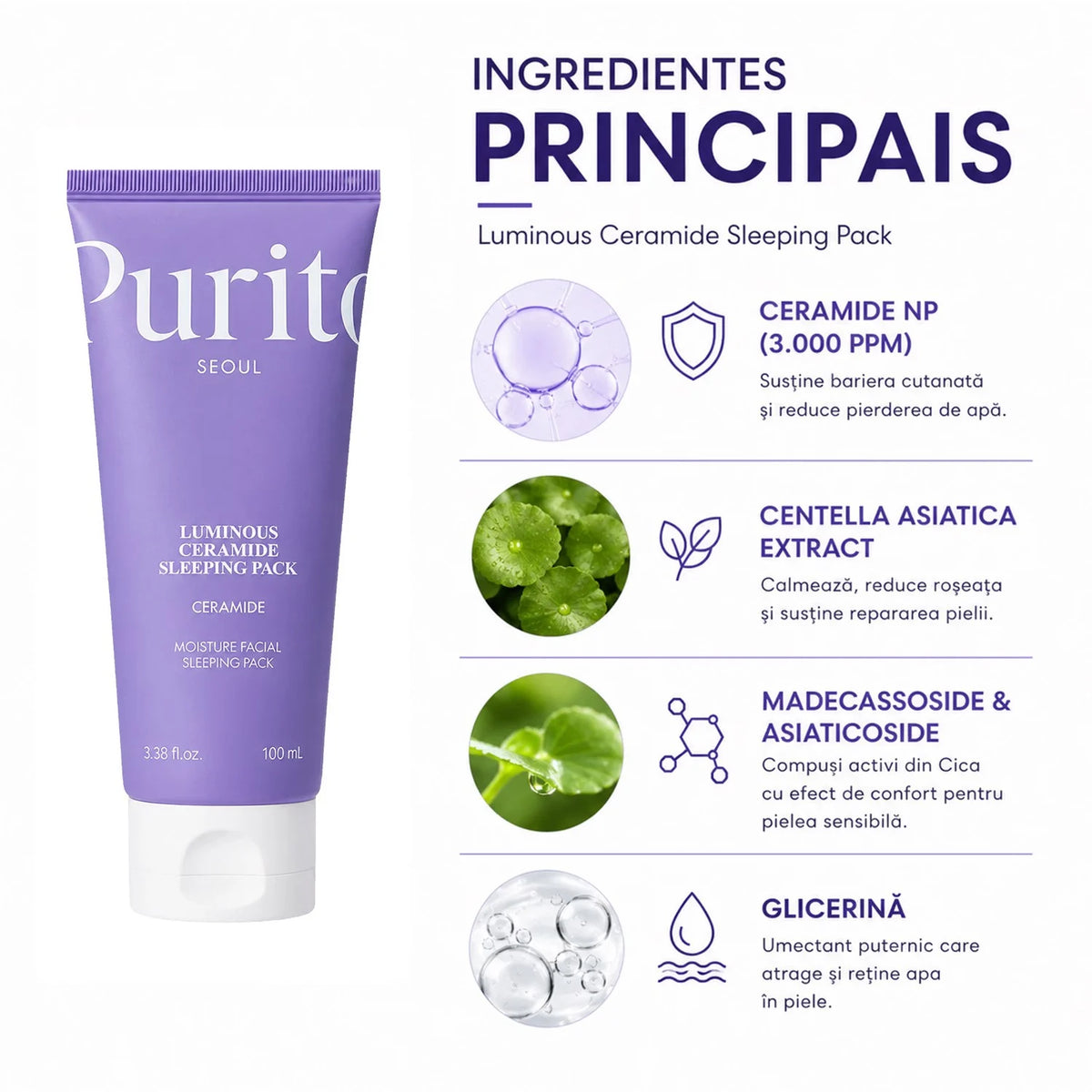 Luminous Ceramide Sleeping Pack 100mL