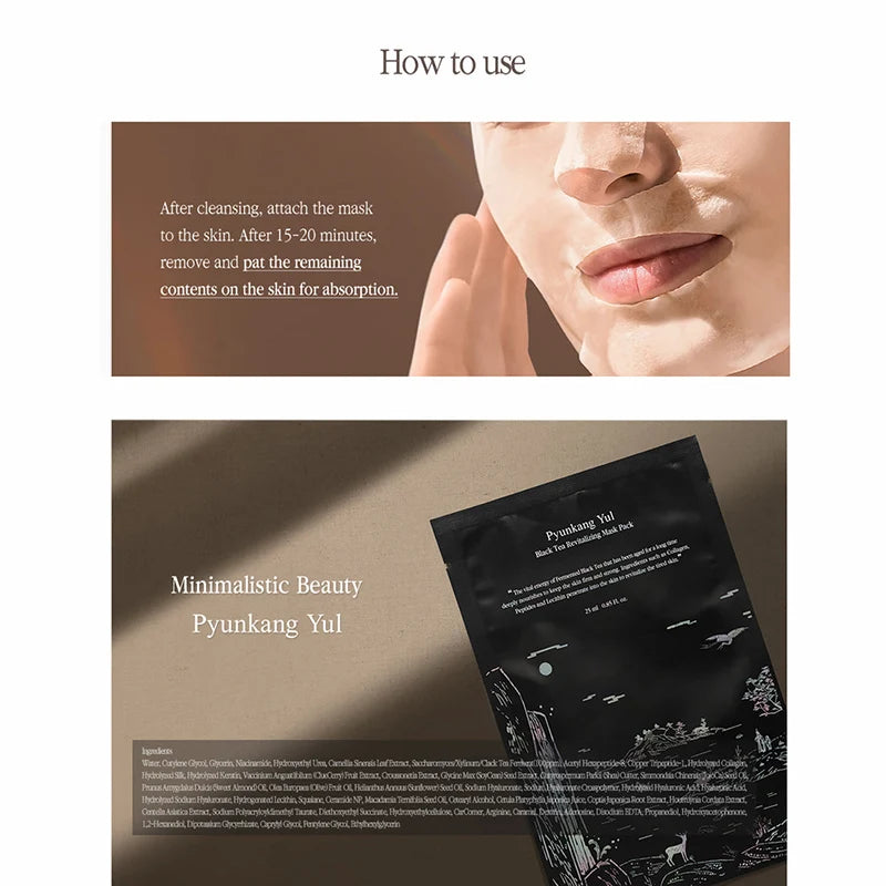 Black Tea Revitalizing Mask Pack (10ea)