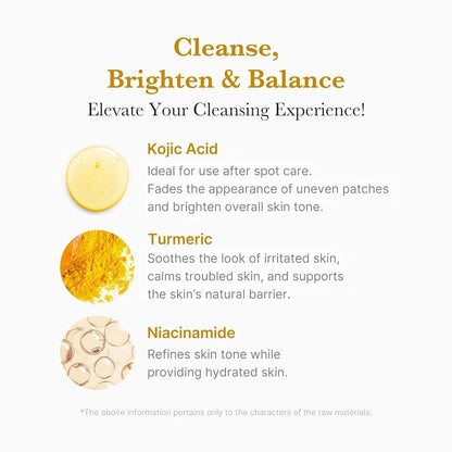 Kojic Acid Turmeric Toning Cleanser 120g