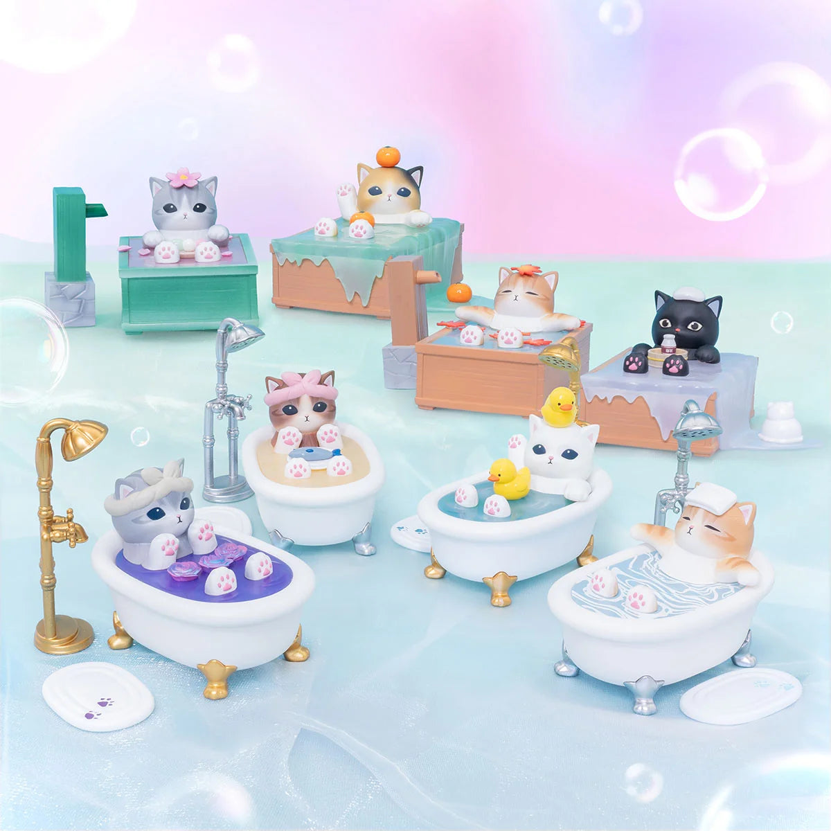 mofusand GPSBOX Good Bath Cat Figure