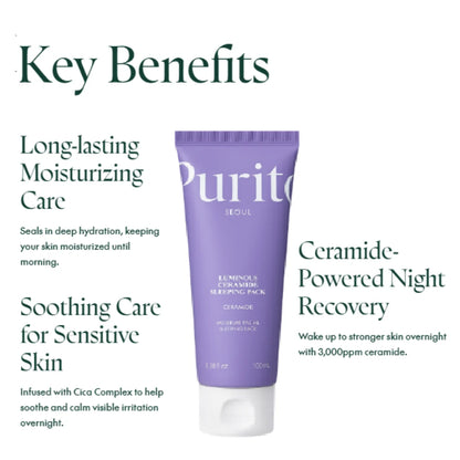 Luminous Ceramide Sleeping Pack 100mL