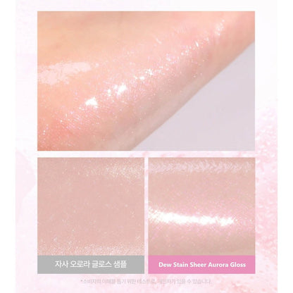 DEW STAIN SHEER AURORA GLOSS 03 OCEAN DEW 4g