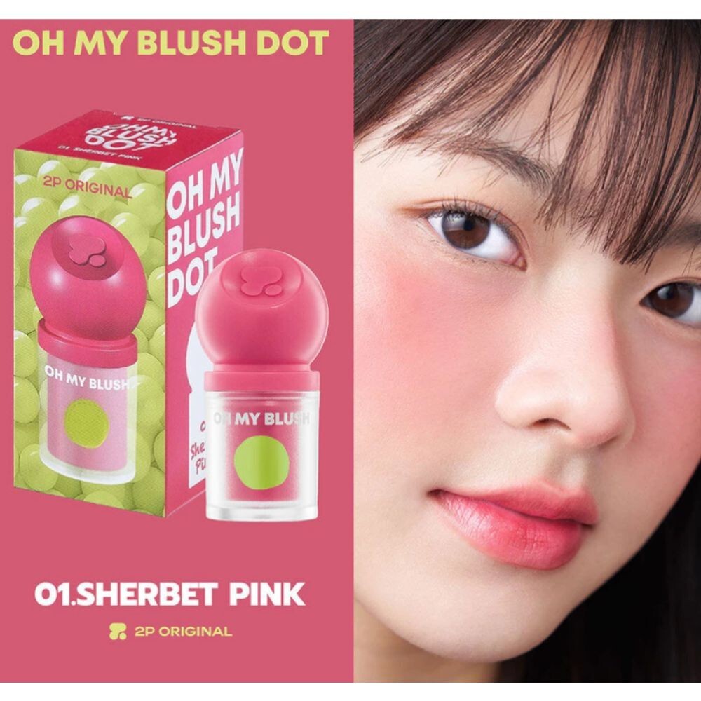 2P ORIGINAL - Oh My Blush Dot [01 Sherbet Pink]