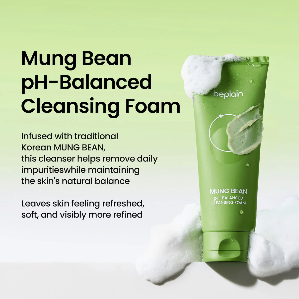 Mung Bean Ph-balanced Cleansing Foam 80ml