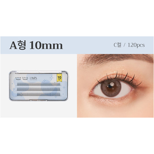Idol eyelashes 11mm (A type)
