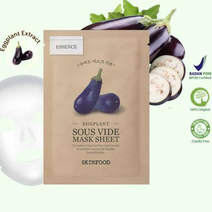 Sous Vide Mask Sheet (eggplant)