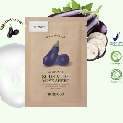Sous Vide Mask Sheet (eggplant)